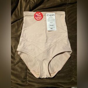Cupid Shapewear in Light Beige, size XL, high waist brief, extra firm control
